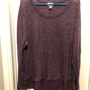 Purple old navy top.
